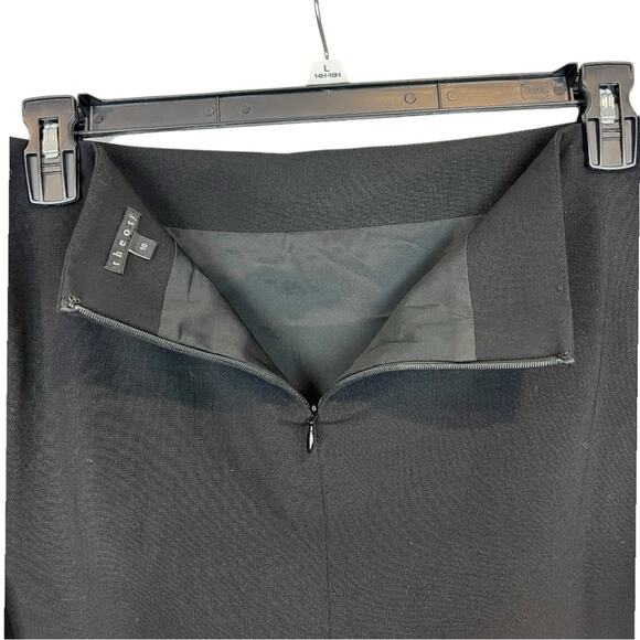 Theory Size 10 “Golca 2 Urban” Slit Pencil Skirt Lined virgin wool - Picture 5 of 11